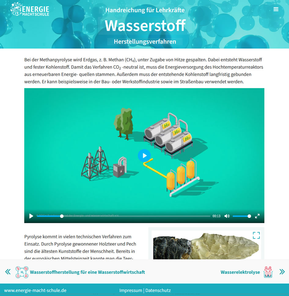 Handreichung Wasserstoff