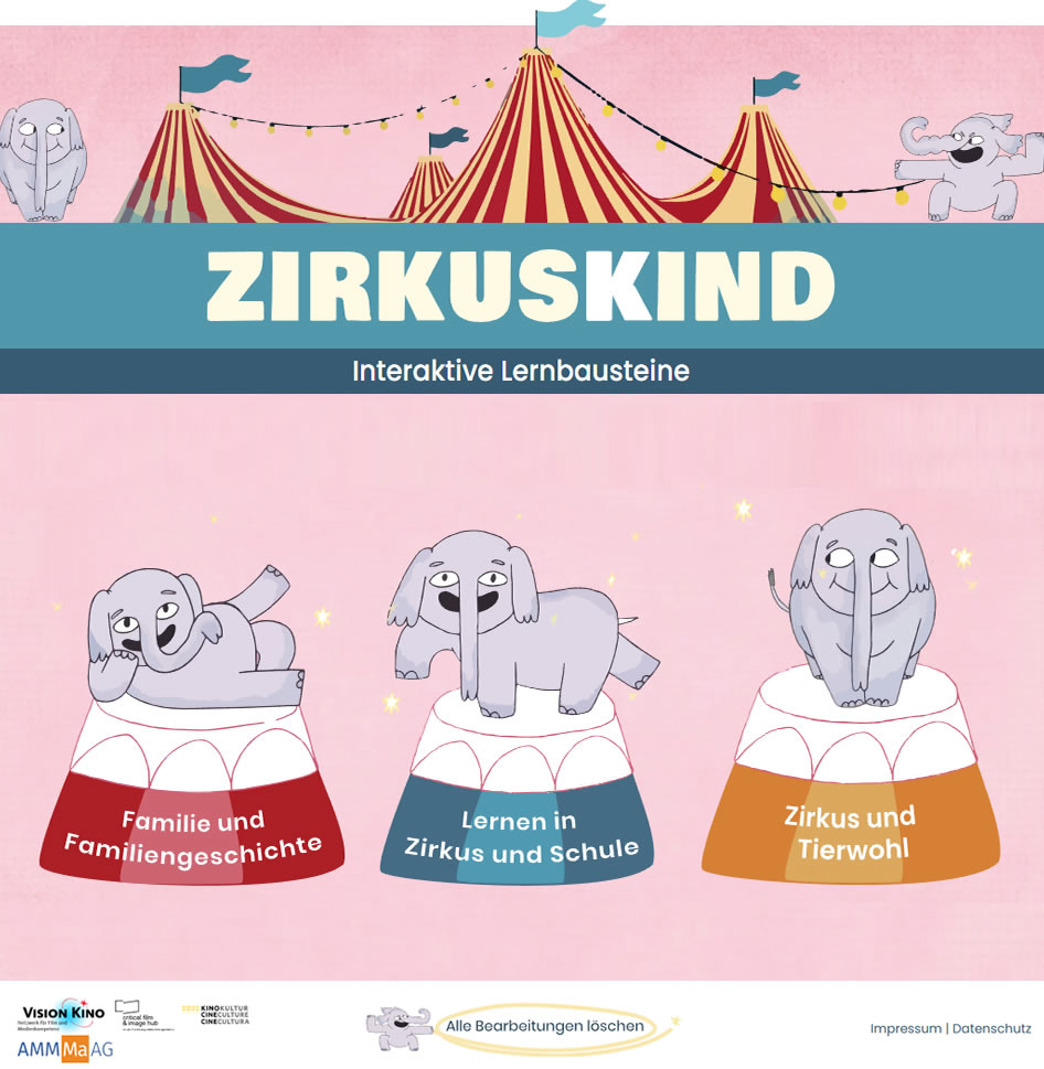 Zirkuskind Landingpage